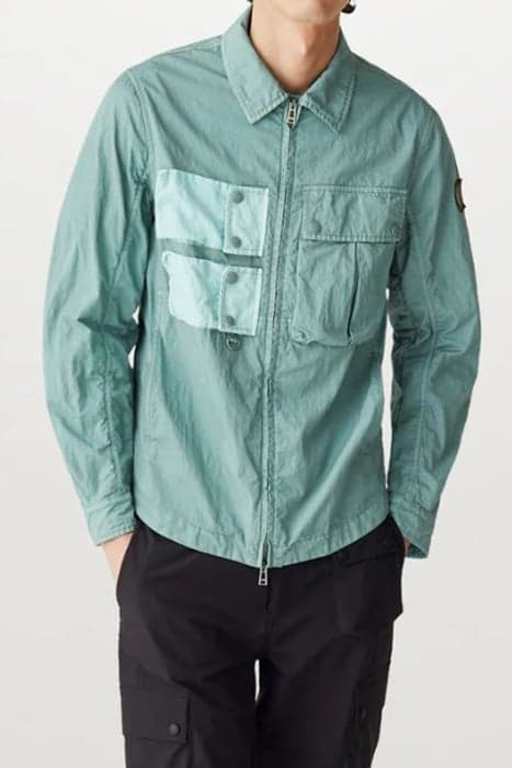 DRAFT OVERSHIRT STEEL GREEN / OCEAN GREEN by Belstaff