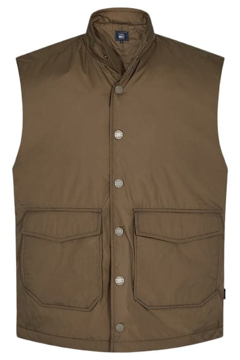 GREGER PADDED WAISTCOAT TURTLE GREEN by Signal