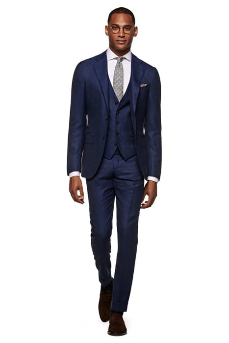 BLUE BIRD'S EYE JORT SUIT by Suitsupply