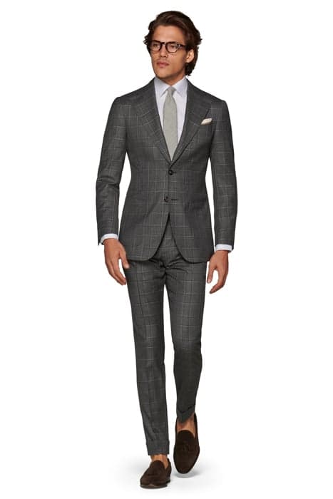 DARK GREY CHECKED HAVANA SUIT by Suitsupply