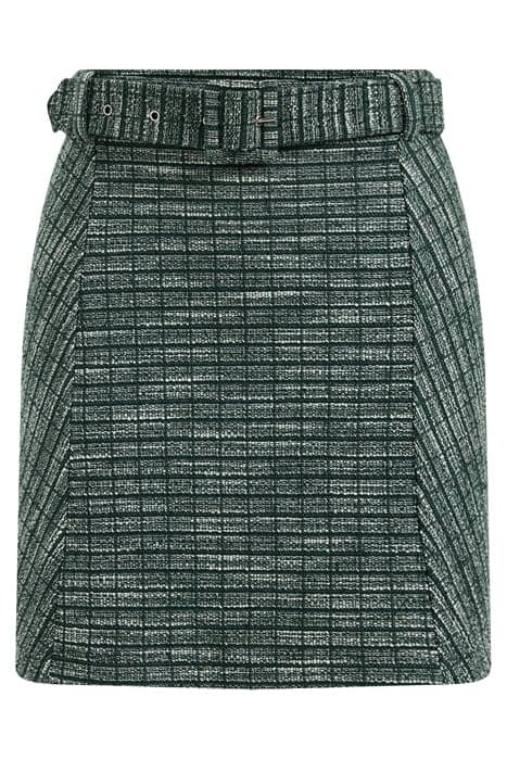 SKIRT MINI LENGTH GREEN by WE Fashion