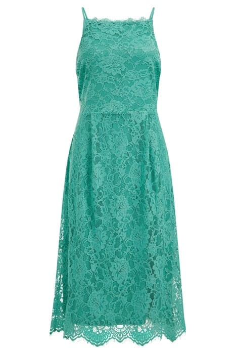 DRESS MIDI PASTEL GREEN by WE Fashion