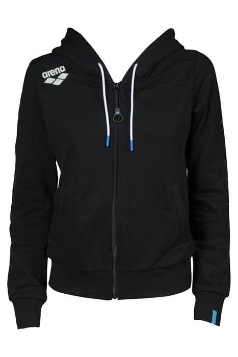 W TE HOODED F/Z JACKET BLACK by Arena