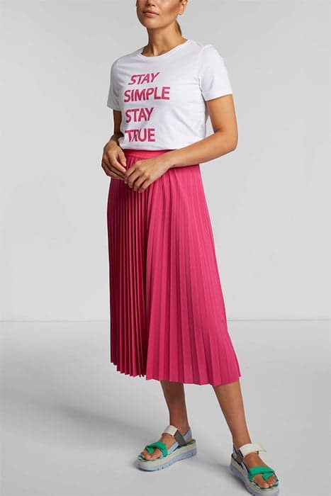 MIDI PLISSEE SKIRT RASPBERRY PINK by Rich & Royal