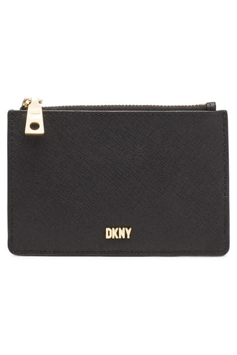 SIDNEY KEY CARD POUC BLK/GOLD by DKNY