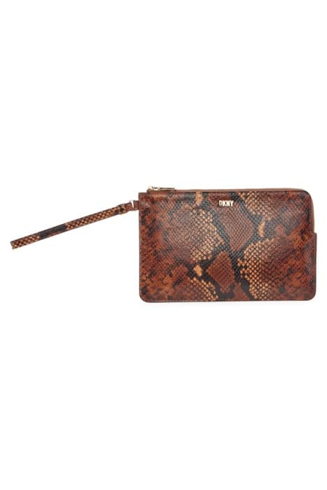 BRYANT WRISTLET CHESTNUT by DKNY