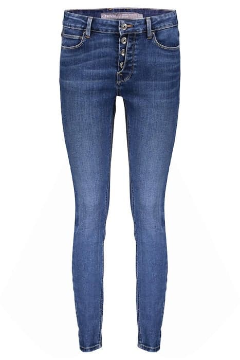 JEANS BUTTON CLOSURE ECO-AWARE BLUE DENIM by Geisha