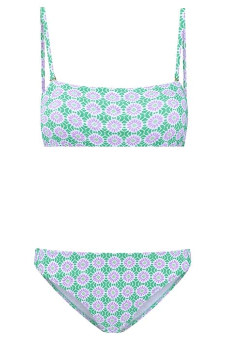 LOLA BIKINI SET PORTO TILE FRESH GREEN FRESH GREEN by Shiwi