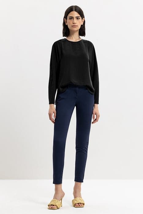 HIGH-STRETCH-SKINNY-PANTS ULTRAMARINE by Luisa Cerano