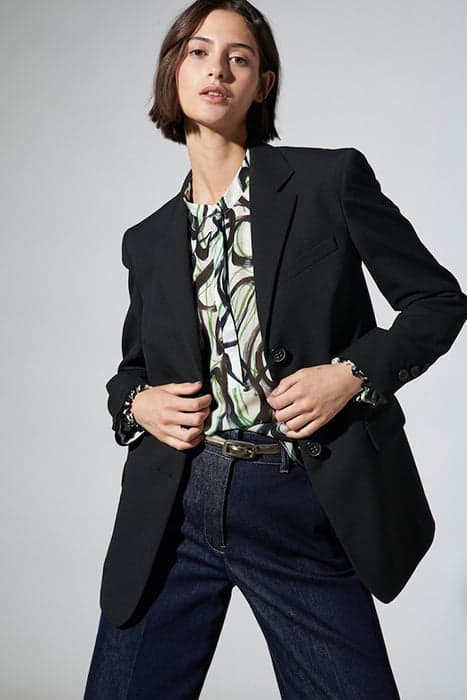 BLAZER MIT KONTUR BLACK by Luisa Cerano