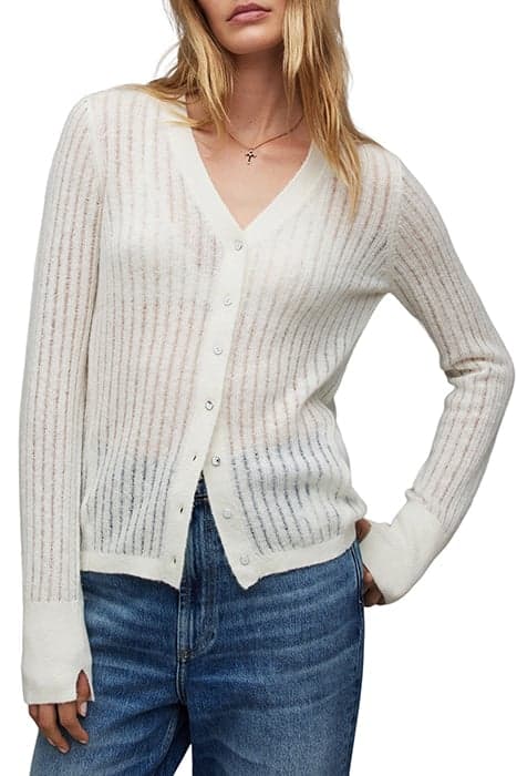 ABI CARDIGAN CHALK WHITE by AllSaints