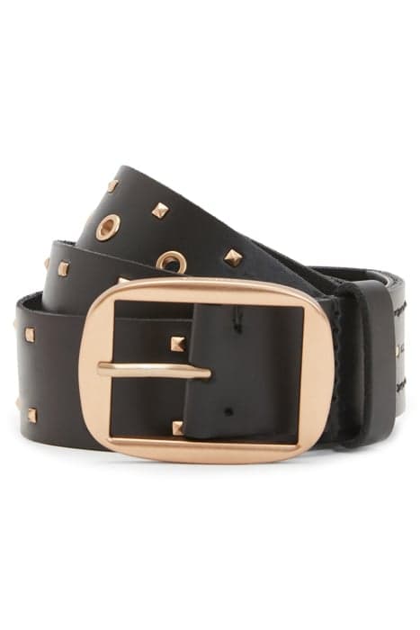 HATTIE STUD BELT BLACK/WARM BRASS by AllSaints