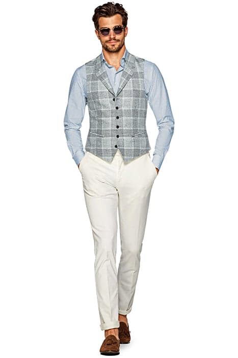 LIGHT GREY WAISTCOAT by Suitsupply