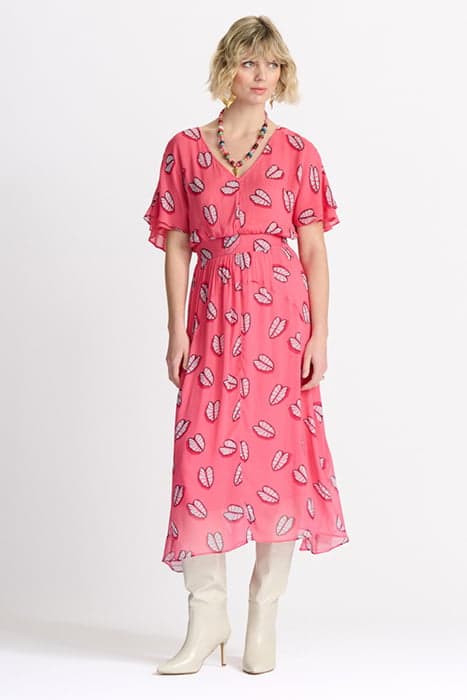 DRESS - GEORGIE LEAF IT PINK by POM Amsterdam