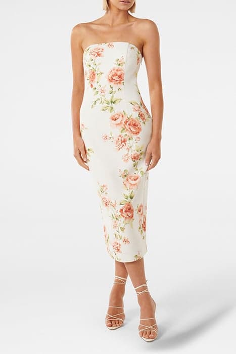 TIANA STRAPLESS MIDI EASTON FLORAL by Forever New