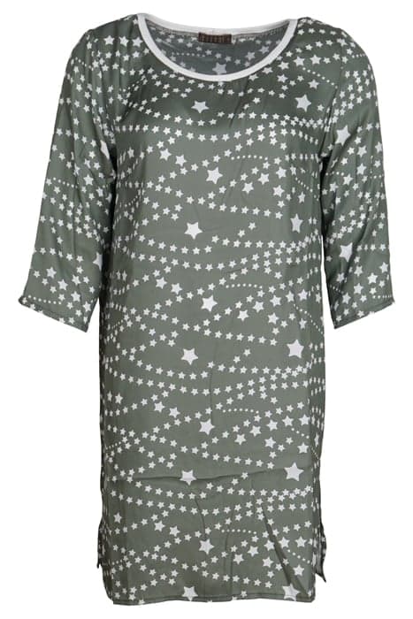 DRESS SEVILLA GREEN WITH STARS by Mucho Gusto