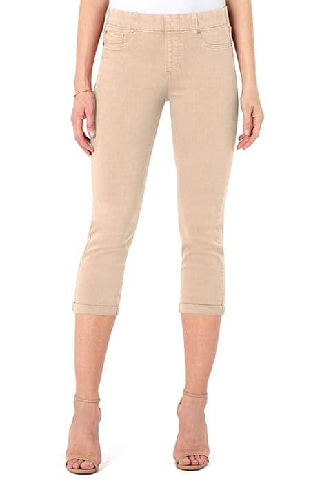 CHLOE PULL ON CROP SKINNY PANAMA TAN by Liverpool