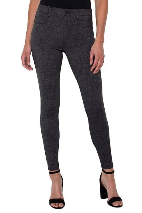 GIA GLIDER SKINNY GREY / BLACK CROSSHATCH by Liverpool