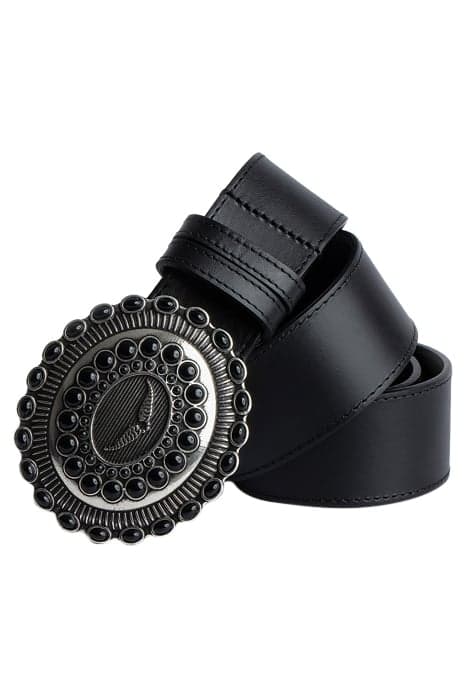 SANTA FE BELT NATURAL LEATHER NOIR by ZADIG&VOLTAIRE