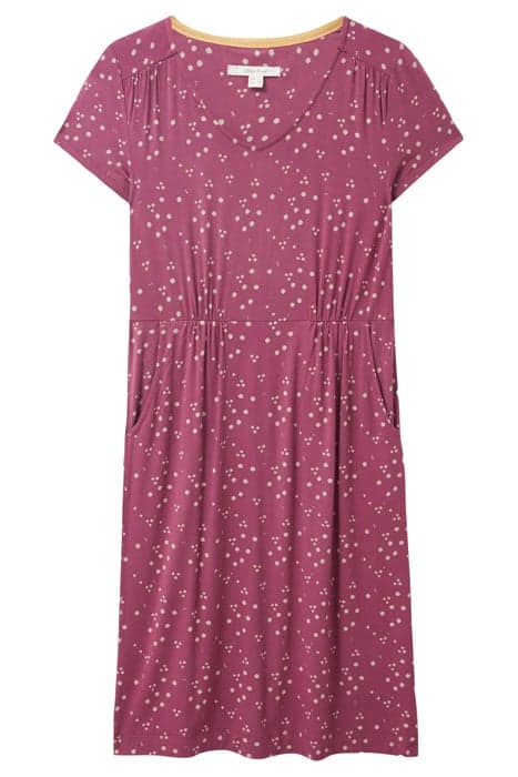 TALLIE ECO VERO JERSEY DRESS PLUM MULTI by White Stuff