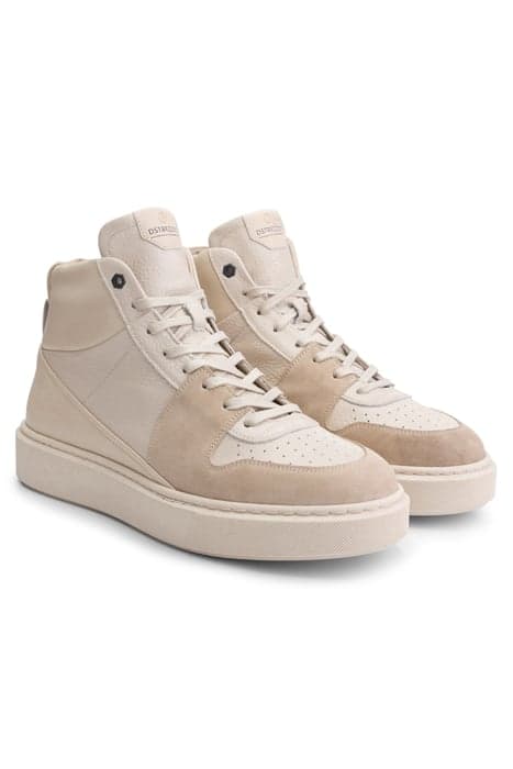 BASKETBALL SNEAKER LEATHER WITH SUE OFFWHITE by Dstrezzed