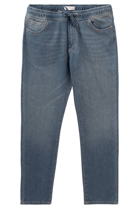 INDIGO JOGGER-STYLE STRAIGHT JEANS by IKKS