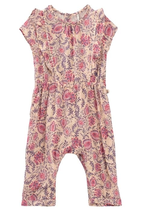 BABY GIRLS’ PINK FLORAL PAISLEY LENZING™ ECOVERO™ JUMPSUIT by IKKS