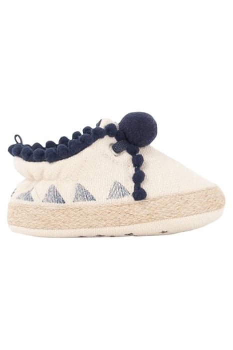 BABY GIRLS’ OFF-WHITE CANVAS SHOES WITH TASSELS by IKKS