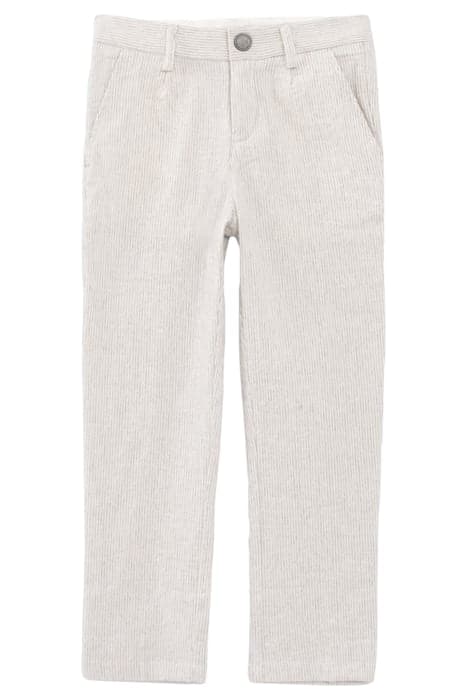 BOYS' BEIGE STRIPED SUIT TROUSERS by IKKS