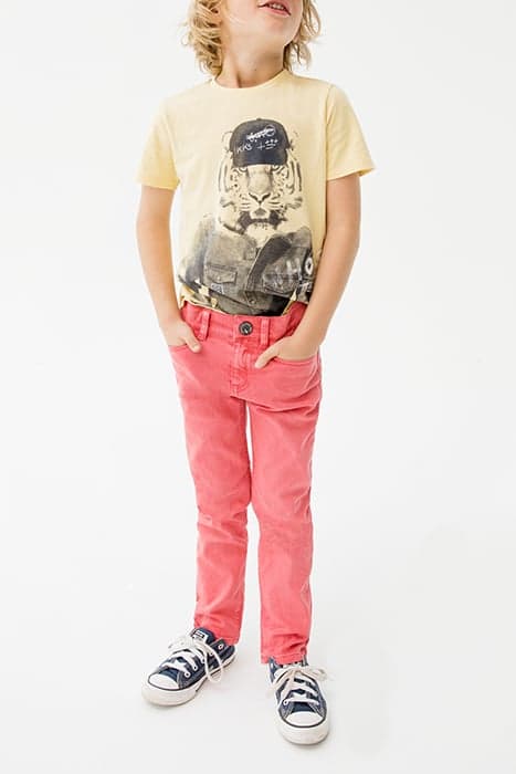 BOYS’ FADED RED SLIM JEANS by IKKS