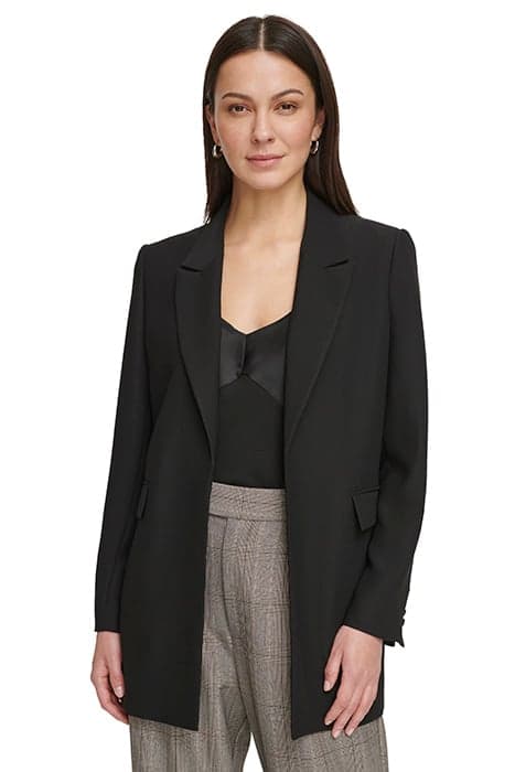 L/S TAILORED JACKET BLACK by DKNY