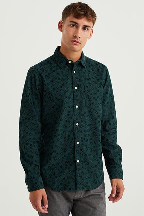 SHIRT DARK GREEN by WE Fashion