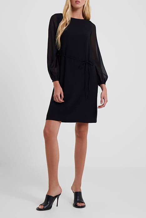 ADDINALLA BALLOON SLEEVE DRESS BLACK by French Connection