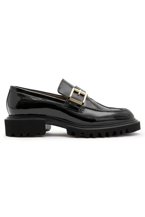 EMILY PATENT LOAFER BLACK by AllSaints