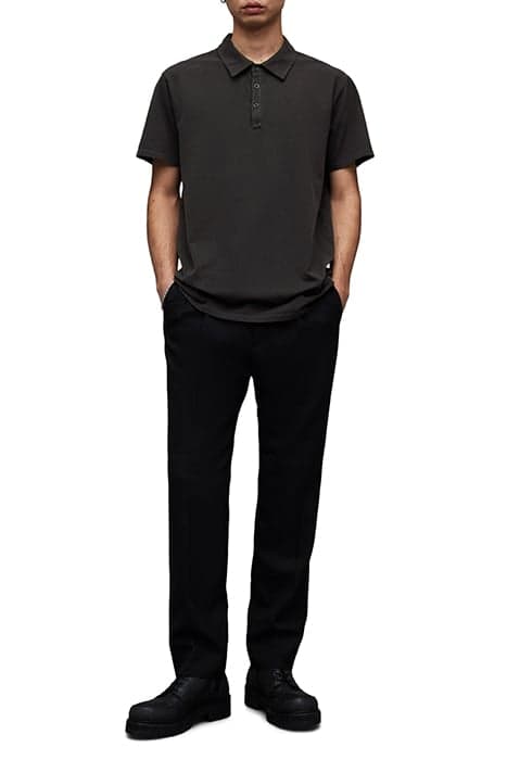 BODEGA SS POLO WASHED BLACK by AllSaints