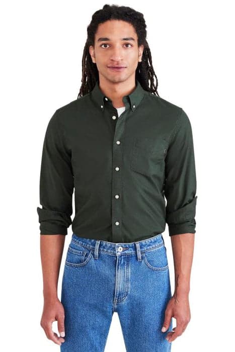 3 BUTTON COLLAR GREENS PINE GROVE by Dockers