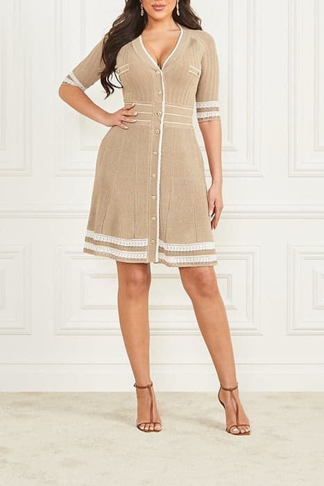 OLIVIA SWTR DRESS NUDE SAND by Marciano by Guess