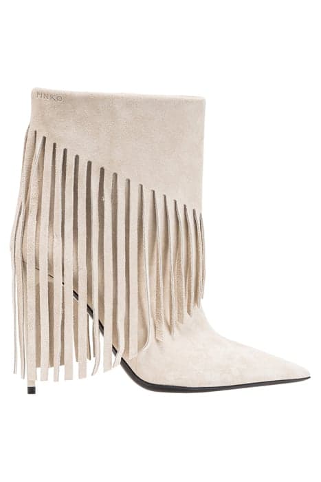 OLYMPE TRONCHETTO SUEDE LILY WHITE by PINKO