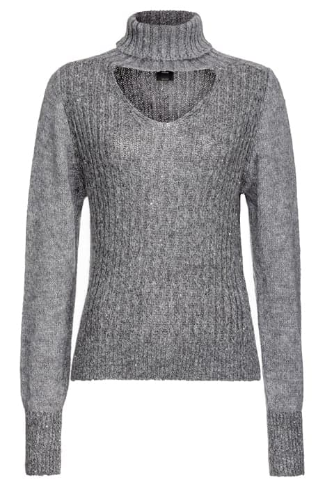 GESSO MAGLIA MISTO LANA SOFFIC SHADOW GREY by PINKO