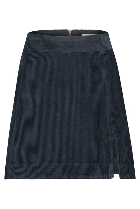 VIVIAN WIDE CORD SKIRT VAINLY NAVY by Fabienne Chapot