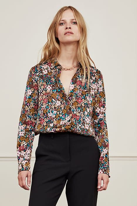 LOT BLOUSE BLACK/RA RA RASPBERR by Fabienne Chapot