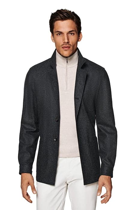 DARK GREY GREENWICH SHIRT-JACKET DARK GREY by Suitsupply