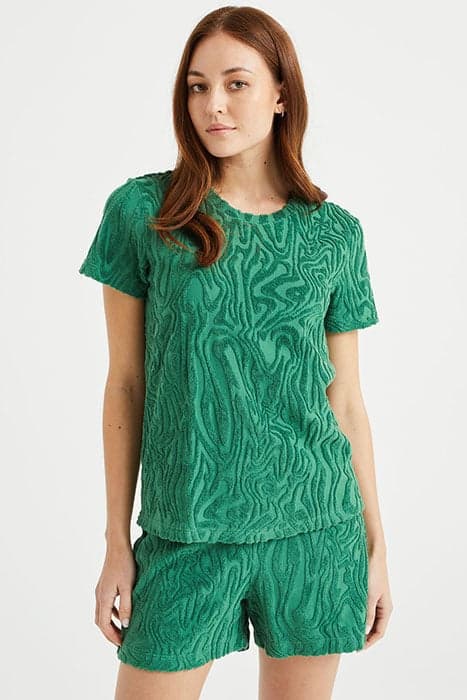 T-SHIRT GREEN by WE Fashion