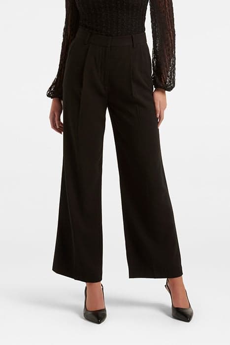 INES TAILORED STRAIGHT LEG PANT BLACK by Forever New