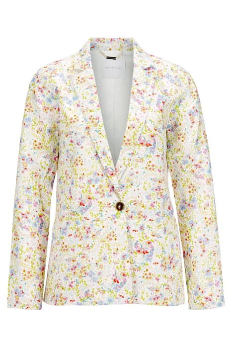 PRINTED BLAZER BUTTERMILK by Rich & Royal