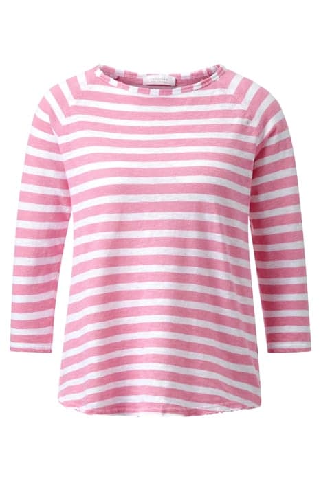 ORGANIC HEAVY JERSEY LONGSLEEVE STRIPED PINK COSMOS by Rich & Royal