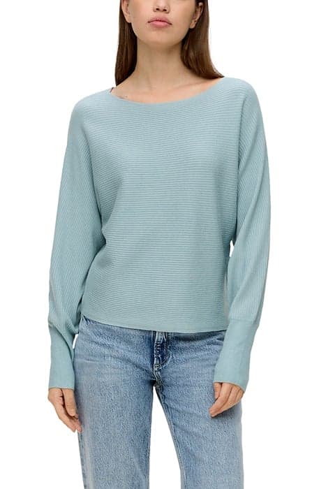 QS FEMALE PULLOVER BLUE GREEN by s. Oliver