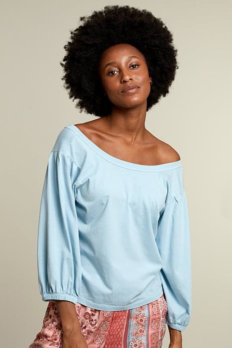 BLUE COTTON T-SHIRT by River Woods