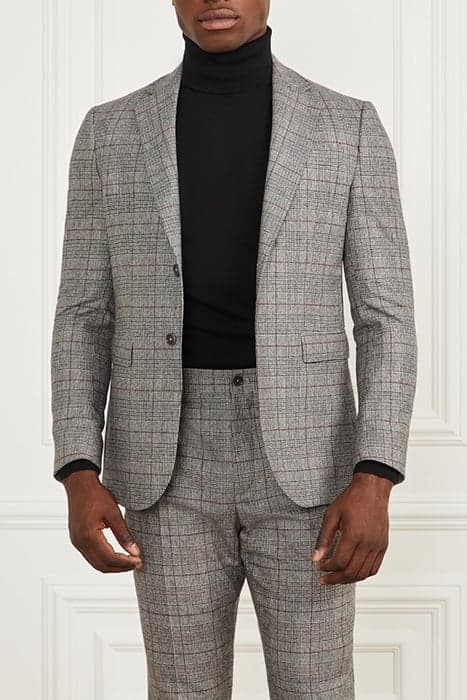 SEAN 2B NOTCH BLAZER BLACK/WHITE/RED CHEC by Marciano by Guess