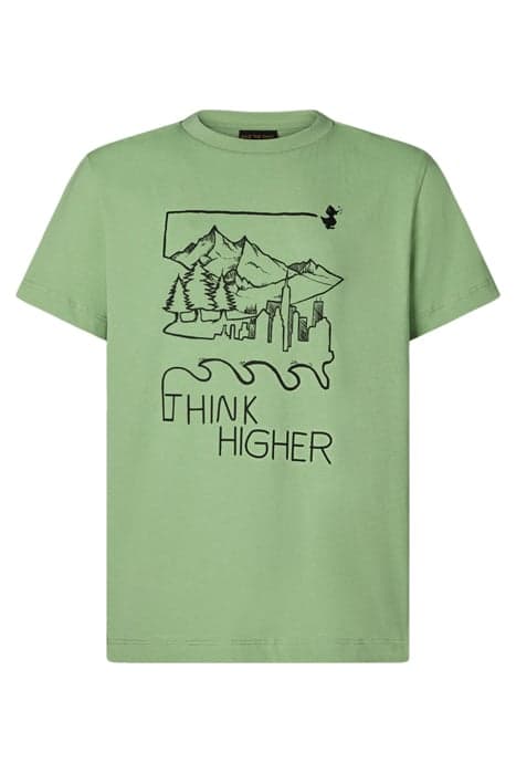 SAIGE  T-SHIRT  MINT GREEN by Save The Duck